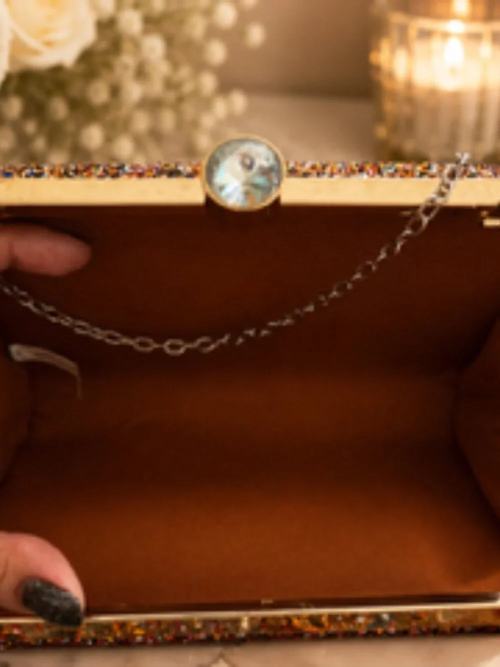 ✨ Glitter Evening Clutch Purse ✨ - Picture 4 of 4